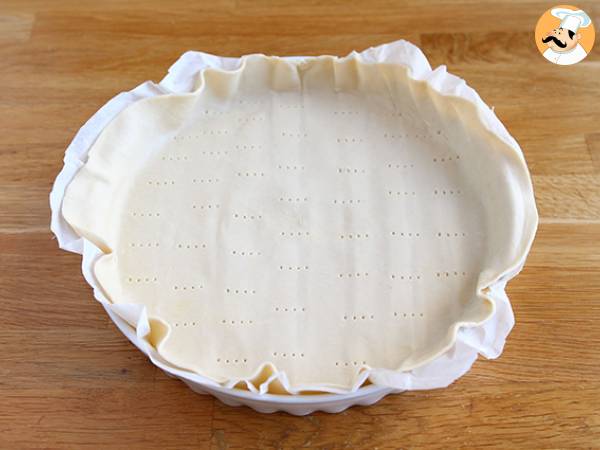 Leichte Quiche mit Schinken, Käse und Joghurt! - Zubereitung Schritt 2