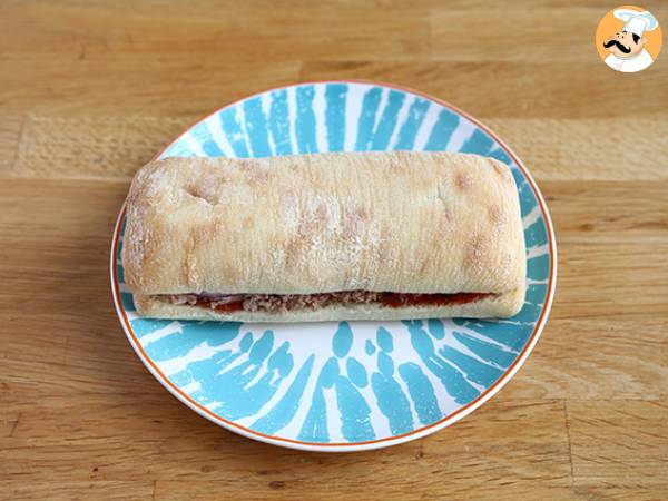 Thunfisch-Panini mit Tomate und Kapern - Zubereitung Schritt 4