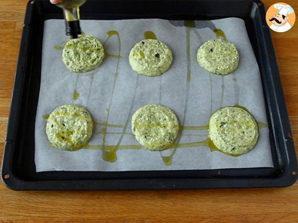 Zucchinipfannkuchen mit Feta - Zubereitung Schritt 5