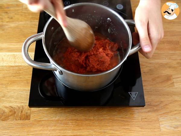 Afrikanische Suppe: Tomate, Erdnuss und Mangold – Afrikanische Erdnusssuppe - Zubereitung Schritt 3