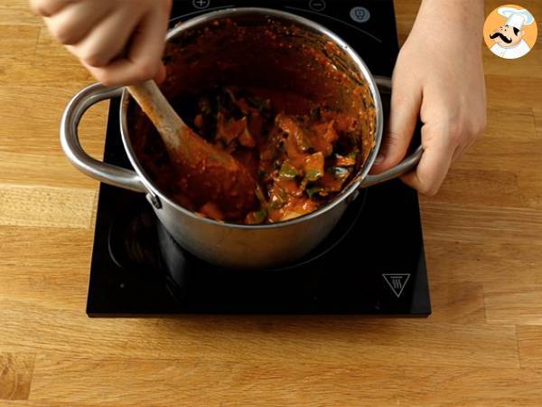 Afrikanische Suppe: Tomate, Erdnuss und Mangold – Afrikanische Erdnusssuppe - Zubereitung Schritt 4