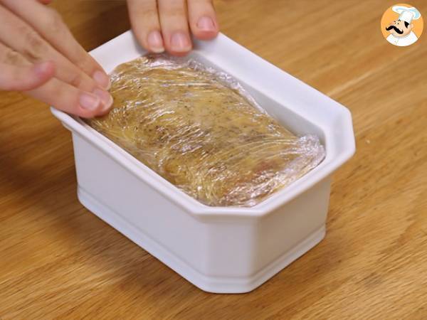 In Salz gegarte Leberpastete - Zubereitung Schritt 4