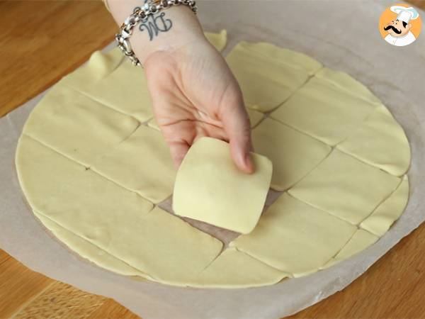 Mürbegebäck Liebesumschläge für den Valentinstag - Zubereitung Schritt 1