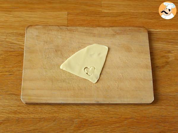 Mürbegebäck Liebesumschläge für den Valentinstag - Zubereitung Schritt 2