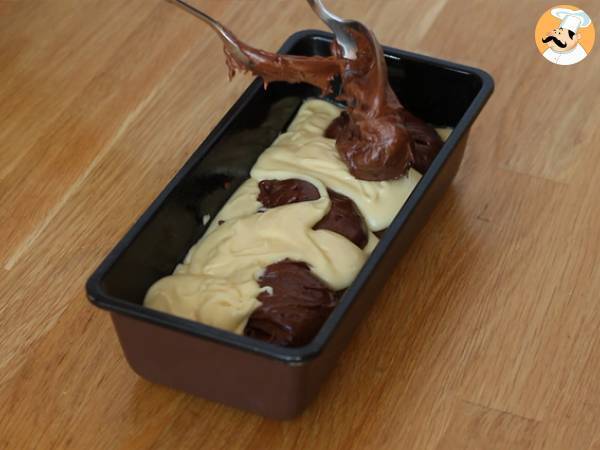 Marmorbiskuit mit Mandelglasur - Zubereitung Schritt 3