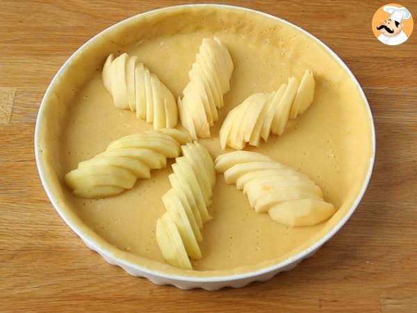 Apfel-Mandel-Kuchen (Tarte normande) - Zubereitung Schritt 7