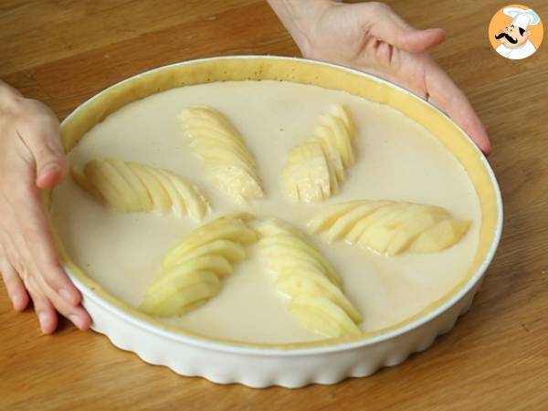 Apfel-Mandel-Kuchen (Tarte normande) - Zubereitung Schritt 8