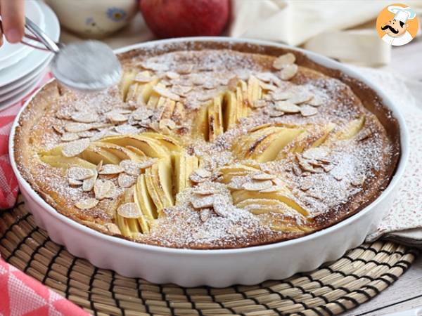 Apfel-Mandel-Kuchen (Tarte normande) - Zubereitung Schritt 9