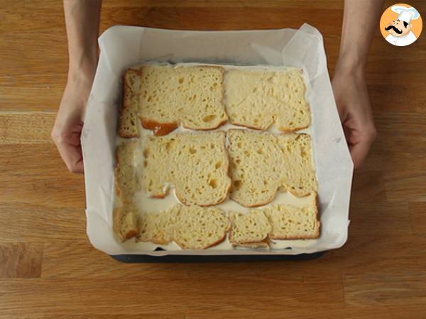 Käsekuchen-Riegel mit französischem Toast - Zubereitung Schritt 6