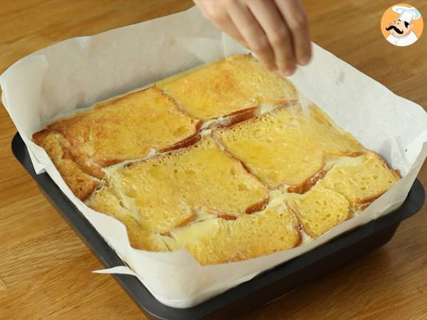 Käsekuchen-Riegel mit französischem Toast - Zubereitung Schritt 7