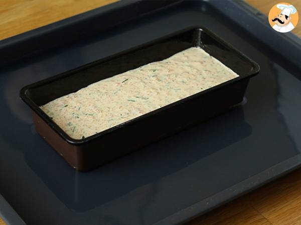 Terrine mit frischem Lachs und Räucherlachs - Zubereitung Schritt 3