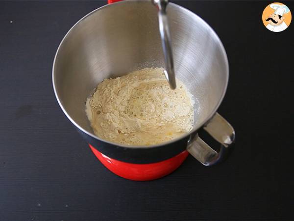 Zopfbrötchen mit grünem Pesto - Zubereitung Schritt 1