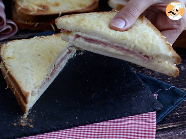 Gourmet-Croque-monsieur mit Bechamelsauce - Zubereitung Schritt 5