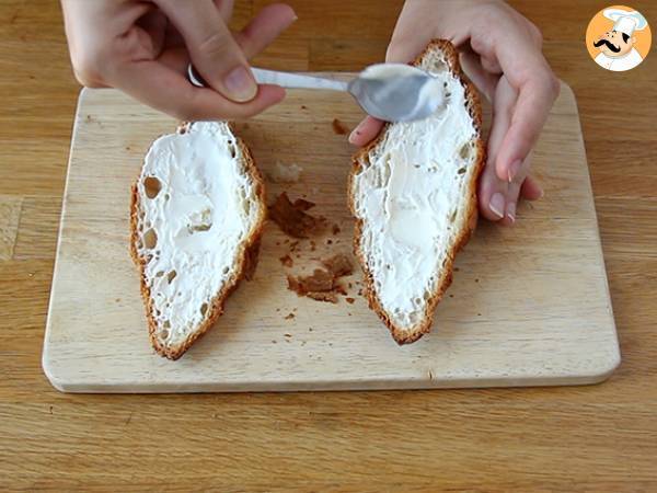 Croissants mit Schinken und Käse - Zubereitung Schritt 1