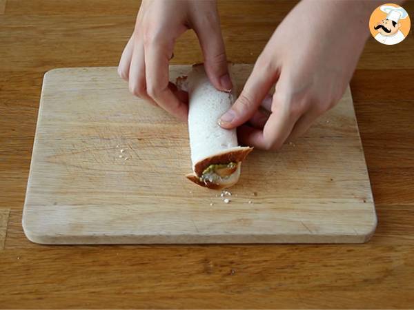 French Toast mit Pesto - Zubereitung Schritt 1