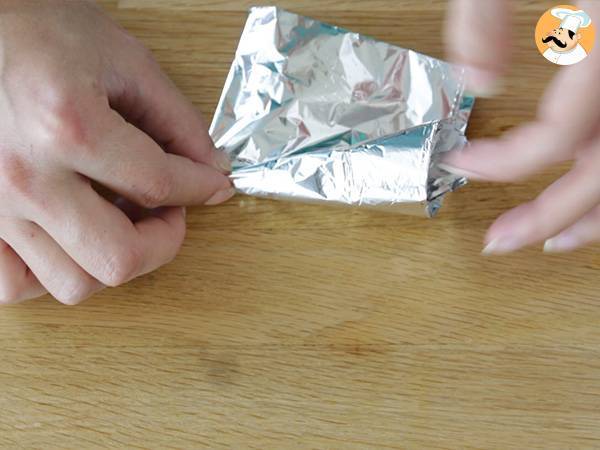 Blätterteigkegel mit Lachs und Schnittlauch - Zubereitung Schritt 2