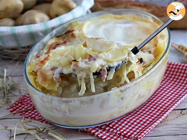 Traditionelles savoyisches Tartiflette - Zubereitung Schritt 7