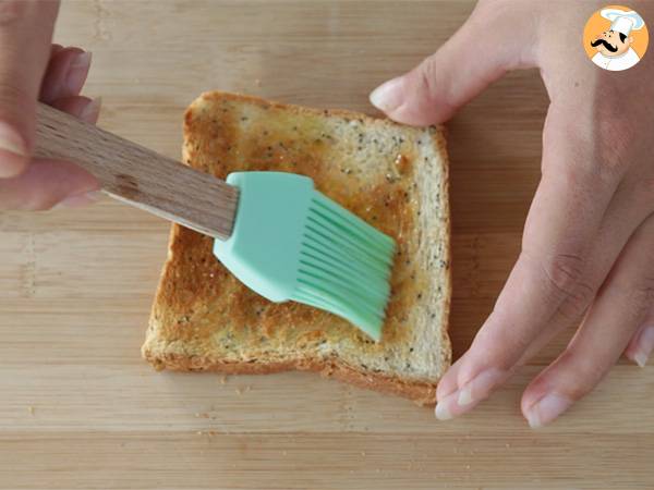 Bruschetta mit Feigen, Parmesan und Parmaschinken - Zubereitung Schritt 1