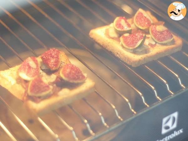 Bruschetta mit Feigen, Parmesan und Parmaschinken - Zubereitung Schritt 4