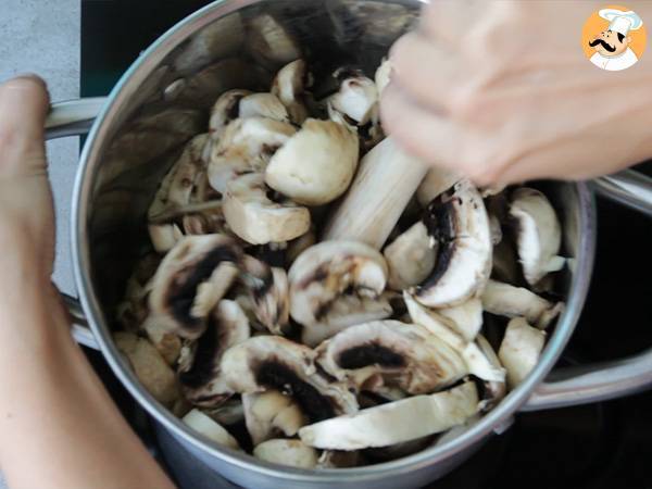 Champignoncreme - Zubereitung Schritt 2