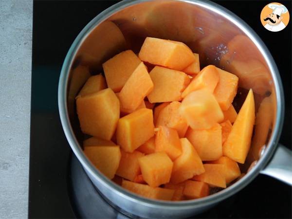 Kürbiskuchen - Zubereitung Schritt 1