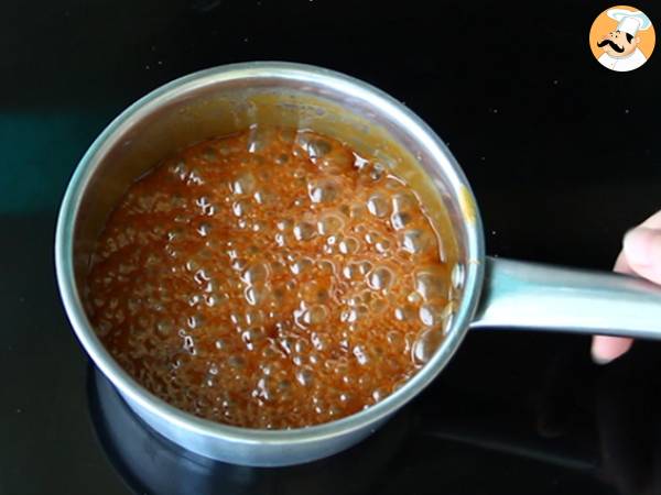 Schokoladenfondant mit gesalzenem Butterkaramell - Zubereitung Schritt 4