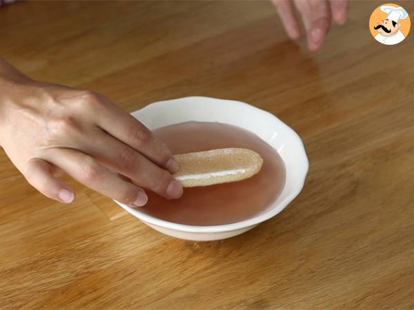 Einfaches und schnelles Himbeer-Tiramisu - Zubereitung Schritt 1