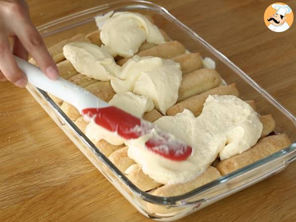 Einfaches und schnelles Himbeer-Tiramisu - Zubereitung Schritt 6