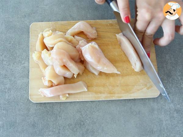 In Sojasauce und Honig mariniertes Hähnchen - Zubereitung Schritt 2