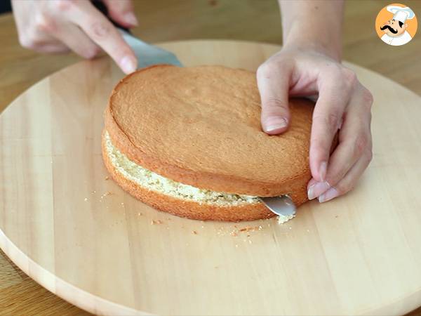 Erdbeerkuchen (Rezept Schritt für Schritt) - Zubereitung Schritt 7