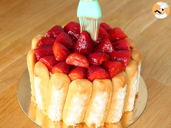 Schnelle und einfache Erdbeer-Charlotte - Zubereitung Schritt 7