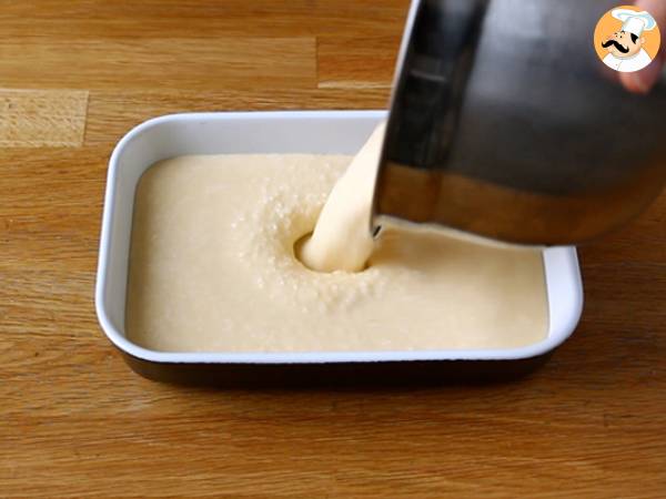 Kokosnussflan in der Mikrowelle in 8 Minuten - Zubereitung Schritt 3