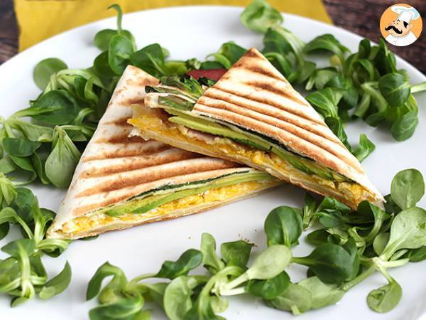 Gegrillter Wrap nach Brunch-Art - Tortilla Wrap Hack - Zubereitung Schritt 7