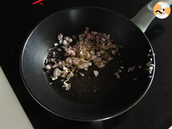 Butternuss-Kürbis-Crumble mit Haselnüssen - Zubereitung Schritt 1