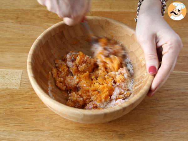 Butternuss-Kürbis-Crumble mit Haselnüssen - Zubereitung Schritt 2