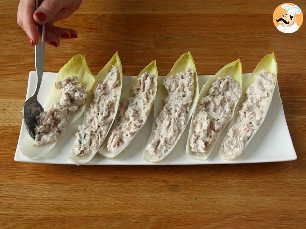 Endivienschalen mit Thunfisch - Zubereitung Schritt 2