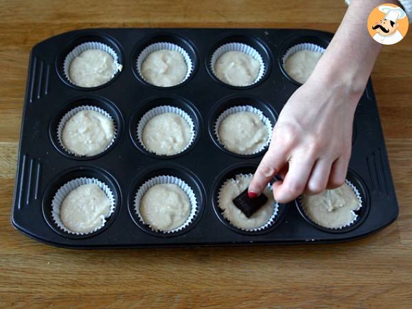 Muffins mit Schokoherz – Vegan und glutenfrei - Zubereitung Schritt 3