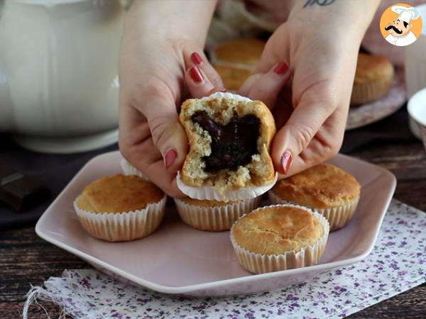 Muffins mit Schokoherz – Vegan und glutenfrei - Zubereitung Schritt 4