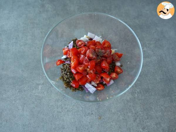 Vegetarische Linsen-Tacos - Zubereitung Schritt 3