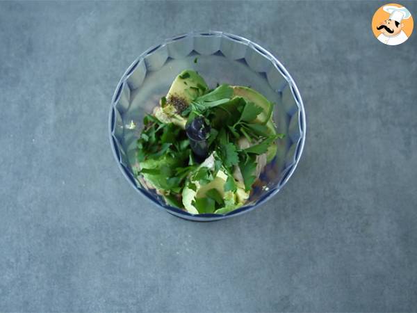 Hummus mit Avocado - Zubereitung Schritt 1