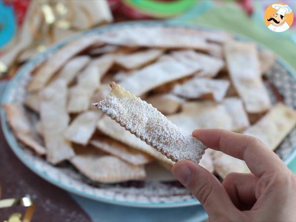 Chiacchiere di carnevale - Italienische Bugnes aus dem Ofen - Zubereitung Schritt 6