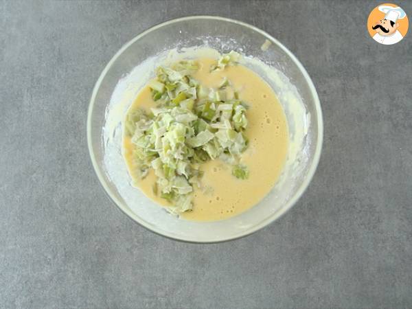 Muffins mit Lauchfondue - Zubereitung Schritt 4