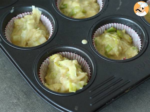 Muffins mit Lauchfondue - Zubereitung Schritt 5