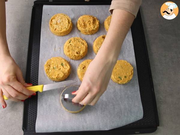Galettes mit Korallinsen und Karotten - Zubereitung Schritt 5