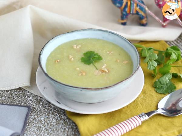 Lauchsuppe mit Kokosmilch und Curry - Zubereitung Schritt 4