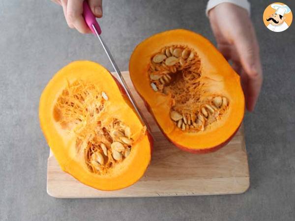 Gebackener Kürbis und Kichererbsen, Rosmarin, Feta - Zubereitung Schritt 1