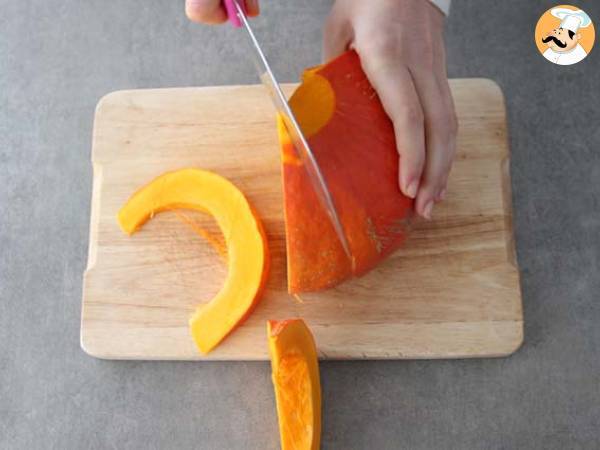 Gebackener Kürbis und Kichererbsen, Rosmarin, Feta - Zubereitung Schritt 2