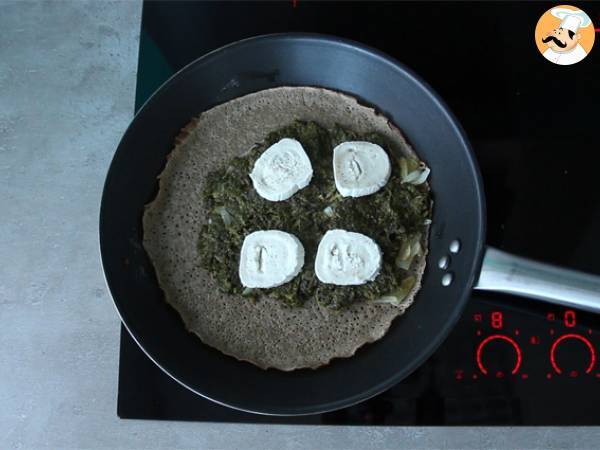 Ziegenkäse-Spinat-Galette - Zubereitung Schritt 2