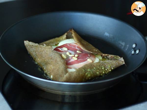 Italienischer Buchweizenpfannkuchen - Zubereitung Schritt 3