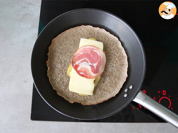 Buchweizen-Galette mit Raclette - Zubereitung Schritt 2